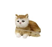 MZICXV Statuetta realistica da 7,1 pollici, statua di animale finto, decorazione leggera for la casa, regalo for gli innamorati(Yellow 15cm)