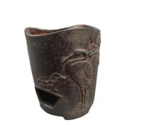 MZICXV Stufa da tè in ghisa a Forma di Gru, bruciatore di incenso in Stile Rustico, scalda-Te in Stile Popolare, Oggetto da Collezione Decorativo for la casa e Il tè