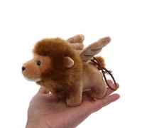 MZICXV Super carino mini bambola leone volante carino piccolo leone peluche ciondolo portachiavi bambola regalo di compleanno