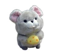 MZICXV Una bambola di criceto super carina che può emettere un suono, un peluche di topo goloso che può dire ti amo, una bambola carina, un regalo for le coppie e un regalo per
