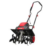 MZK Motozappa/coltivatore elettrico con cavo, 40,6 cm, 13,5 Amp, profondità di lavorazione di 20,3 cm, con ruote regolabili, rototiller elettrico pieghevole per scavare il terreno del giardino