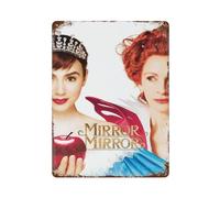 MZKSUERS Biancaneve Specchio Specchio Film PosterWall Decor Art Metal Tin Poster Modern Bar Decorations40x30cm