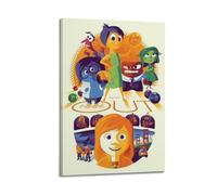 MZKSUERS Poster decorativo da parete con film "Inside Out" su tela, stampa moderna, per camera da letto, 20 x 30 cm