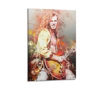 MZKSUERS Poster decorativo da parete su tela di Ted Nugent, con chitarrista di Ted Nugent, poster decorativo moderno per camera da letto, 40 x 60 cm