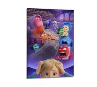 MZKSUERS Poster del film Inside Out 2 poster decorativi da parete su tela e stampa artistica moderna per camera da letto e camera da letto (50 x 75 cm)