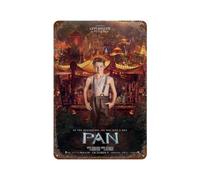 MZKSUERS Poster del film Peter Pan Set Sail, decorazione da parete, poster in metallo, decorazione moderna per bar, 30 x 20 cm