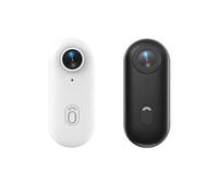 MZMZM Action Camera Portatile for Bicicletta HD Adatta for Cam 4K Video Digitale Corpo Professionale Moto Telecamere Casco Wi-Fi Su Accessori(With 64G TF Card,UHD Pro 4K (White))