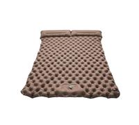 MZMZM Materassino Gonfiabile da Campeggio Air Mat Doppio materassino Gonfiabile con Cuscino Materassino Gonfiabile Nature Hike Materassino Pieghevole Impermeabile(Desert Yellow)