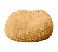 MZMZM Nessun divano letto imbottito grigio pouf gigante pouf poltrona letto futon stanza sedile tatami relax salotto mobili solo borsa custodia(Yellow Only Bean Bag)