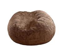MZMZM Nessun divano letto imbottito grigio pouf gigante pouf poltrona letto futon stanza sedile tatami relax salotto mobili solo borsa custodia(Coffee Only Bean Bag)
