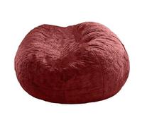 MZMZM Nessun divano letto imbottito grigio pouf gigante pouf poltrona letto futon stanza sedile tatami relax salotto mobili solo borsa custodia(Wine Only Bean Bag)