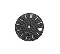 MZMZM Quadrante con superficie strutturata, quadranti luminosi verdi, accessori for orologi(Silver Grey)