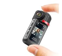 MZMZM Telecamera d'azione con pollice da 2,7K, telecamera sportiva tascabile da 1080P, 1,47 pollici, grandangolo da 180°, registratore WIFI, telecamera con staffa di attrazione magnetica(White)