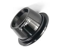 MZNBY Moto in Alluminio Scooter Terminale di Scarico Terminale di Scarico Coperchio per Yamaha T-Max 560 TMAX560 Tech Max 2020 2021 Accessori (Color: Black)