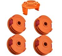 mzoLife Bobina di ricambio per decespugliatore compatibile con Worx, McGregor, Qualcast, filo per decespugliatore McGregor MET6032 MET4530 MET3525, 1,6 mm, bobina di ricambio per Worx WG105 WG106