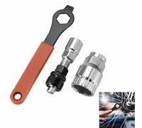 MZOYOURO 1 estrattore per pedivella per bicicletta, set di attrezzi per estrattori per manovella della bicicletta, estrattore per movimento centrale, per mountain bike, bicicletta, MTB, guarnitura