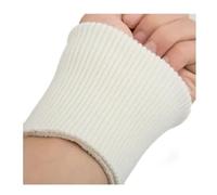MZPOZB Coppia di polsini elastici a costine in maglia, per abbigliamento, giacca, cappotto, in cotone elastico spesso, 1 paio di polsini elastici a costine da 9 cm di larghezza, Bianco crema., Taglia