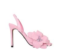 MZPOZB Sandali A Fiori Fiore Tacchi Alti Donna Eleganti Sandali Moda Punta Aperta in Cristallo Scarpe da Sera for Festa di Nozze(Pink 9CM,40)