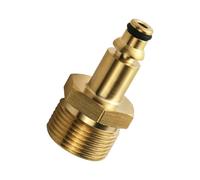 MZRAN 1. Adattatore ad innesto rapido in ottone resistente per idropulitrici da 6,35 mm, ugelli e attrezzi per tubi da giardino, tipo pesante per idropulitrici