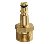 MZRAN 1. Adattatore ad innesto rapido in ottone resistente per idropulitrici da 6,35 mm, ugelli e attrezzi per tubi da giardino, tipo pesante per idropulitrici