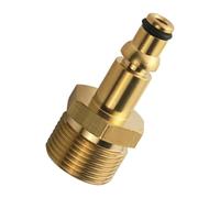 MZRAN 1. Adattatore ad innesto rapido in ottone resistente per idropulitrici da 6,35 mm, ugelli e attrezzi per tubi da giardino, tipo pesante per idropulitrici