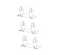MZRAN 2/3Pcs Elegante Acrilico Trasparente Palmare Fan Rack Pieghevole Fan Display Stand Per Collezionisti E Gli Appassionati Della Decorazione Della Casa Acrilico Display Rack