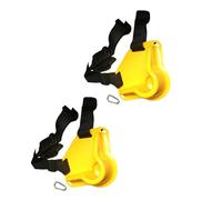 MZRAN 2Pcs Confortevole Pesca Combattimento Cintura Cintura Regolabile Rod Holder Vita Per Acqua Salata/Acqua Dolce Cintura Rod Holder, Giallo, Taglia unica