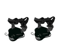 MZRAN 2Pcs Confortevole Pesca Combattimento Cintura Cintura Regolabile Rod Holder Vita Per Acqua Salata/Acqua Dolce Cintura Rod Holder, Nero , Taglia unica