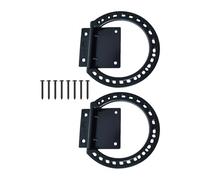 MZRAN 3. 2 anelli di fissaggio per cavalli ad attacco rapido in acciaio massiccio morsetti per recinzioni da fienile, croci a ferro di cavallo, legami