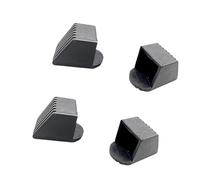 MZRAN 4Pcs Attrezzature Palestra Tappi Terminali Tubo Quadrato Manicotto Piede Protezioni Allenamento Tappi Terminali Tappo di Finitura Spina Durevole Attrezzature