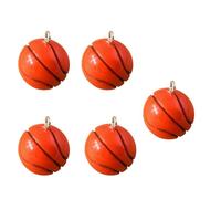 MZRAN 5 ciondoli a forma di calcio, accessori alla moda, perfetti per la creazione di gioielli unici e accessori artigianali, portachiavi sportivo leggero, Misura unica, come descritto