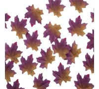 MZRAN 50Pcs Luminoso Colorato Foglia Di Acero Finto Modelli Con Texture Naturale Per Decorazioni Per La Casa E Espositori Stagionali Casa Partito Decorazione Forniture