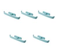 MZRAN 5Pcs Wall Mounted Adesivo Scarpiera Resistente all'acqua Non Trapano Installazione Bagno Pantofola Hanger Shelf Organizzatori