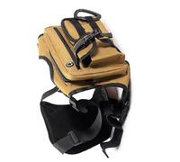 MZRAN Active Lifestyle Borsa toracica con tasche organizzative Tessuto impermeabile Traspirante Tracolla per gli uomini Crossbody Petto Pack Outdoor, cachi