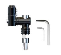 MZRAN Adattatore di estensione in vetro per specchietto retrovisore per moto, staffa di montaggio in vetro generale per la migliore guida adattatore accessorio resistente alle intemperie