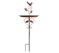 MZRAN Alimentatori per uccelli vintage durevoli Accenti da giardino realizzati in ferro antiruggine Alimentazione a prova di ruggine per uso esterno Retros Patios Alimentatori