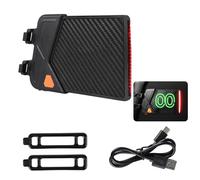 MZRAN Bici da strada Luce Posteriore Ciclismo Avvertimento Fanale Posteriore Biciclette Targa LED Per Notte Equitazione Peso USB Ricaricabile Bike Tail