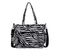 MZRAN Borsa a tracolla da donna Borsa a tracolla di grande capacità Borsa a tracolla in pelle PU Borsa a tracolla con stampa zebre per pendolari Messaggeri Incontri Borsa a tracolla alla moda con
