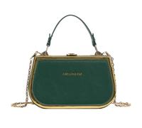 MZRAN Borsa a tracolla da donna in pelle PU borsa a tracolla piccola scatola color caramella crossbody donna pendolarismo donna scatola color caramella catena a tracolla in pelle PU, Verde, One Size