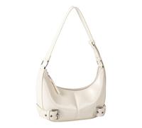 MZRAN Borsa a tracolla da donna in poliuretano, elegante borsa sotto le ascelle, alla moda, con fibbie, decorazione per l'uso quotidiano, elegante borsa portatile, D, One Size