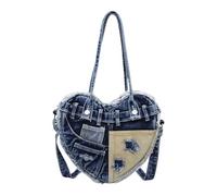 MZRAN Borsa da donna Ascella Borsa di grande capacità Borsa ascellare All-matching Borsa a forma di cuore Spalla Pendolarismo per le donne quotidiane Trendy Ascella Borsa femminile Pendolarismo Moda
