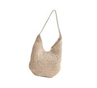 MZRAN Borsa da spiaggia in tessuto con motivo floreale per vacanze borse a tracolla leggere e pratiche borsa da donna borsa in cotone borsa vacanza spiaggia, A, One Size