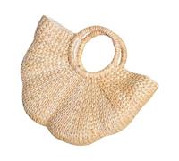 MZRAN Borsa di paglia da donna alla moda borsa da spiaggia con manico superiore elegante borsa elegante quotidiana tessuta a mano vacanza per viaggi donna spiaggia elegante borsa di paglia quotidiana
