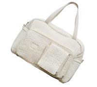 MZRAN Borsa portatile per pannolini da ricamo con scomparto multifunzionale per gite quotidiane e viaggi brevi borsa per pannolini per bambini di grande capacità, Orso singolo