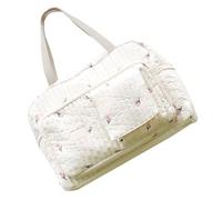 MZRAN Borsa portatile per pannolini da ricamo con scomparto multifunzionale per gite quotidiane e viaggi brevi borsa per pannolini per bambini di grande capacità, A