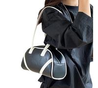 MZRAN Borse da donna, alla moda, a due tonalità, borsa a tracolla versatile sotto le ascelle per tutti i giorni