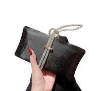 MZRAN Borse da donna, borsa versatile con design a catena, elegante pochette a catena, elegante borsa da sera con staccabile