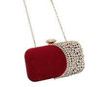 MZRAN Borse da donna, pochette glitterata da donna, borsetta da sera, piccola borsa a tracolla per telefono, borsa a tracolla con staccabile