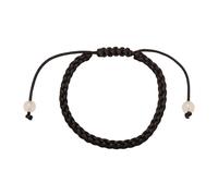 MZRAN Braccialetto multicolore intrecciato con ciondoli portafortuna comodi per abbigliamento casual e fatto a mano, Misura unica, come descritto