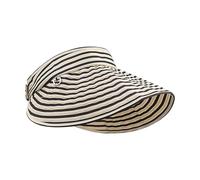 MZRAN Cappello da ciclismo a righe alla moda con copertura del bordo estesa Compatti Cappelli sportivi pieghevoli per viaggi Essential Wide Border Ciclismo Cappello in nylon